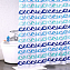 Шторка для ванной MILARDO Blue curls 910P180M11 180х200см голубой