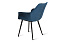 Кухонный стул AERO 65х44х85см велюр/сталь Navy