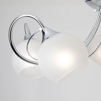 Люстра потолочная Eurosvet Costa 30102/5 хром 60Вт 5 лампочек E14