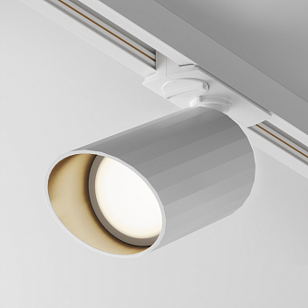 Трековый светильник Maytoni Lipari TR087-1-GU10-W 35Вт GU10 белый для однофазного трека