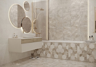Декор BERYOZA CERAMICA Antique 549517 бежевый 30х60см 1,62кв.м.
