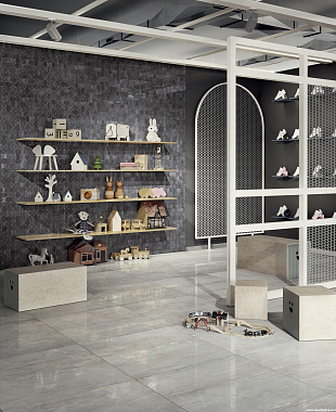 Матовый керамогранит SERENISSIMA Fossil 1066572 Perla Ret 60х120см 1,44кв.м.