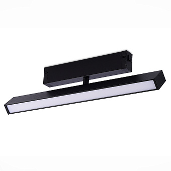 Трековый светильник ST Luce SKYLINE 220 ST378.406.18 18Вт LED чёрный для однофазного трека