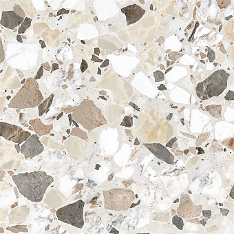 Лаппатированный керамогранит VITRA Marble-Х K949791LPR01VTE0 Терраццо 60х60см 1,44кв.м.
