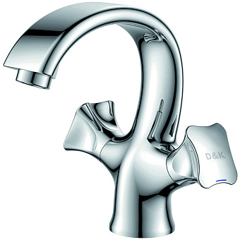 Смеситель для раковины D&K HessenGrimm DA1382101 хром