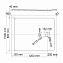 Душевой поддон WASSERKRAFT Rhin 44T10 100х120см