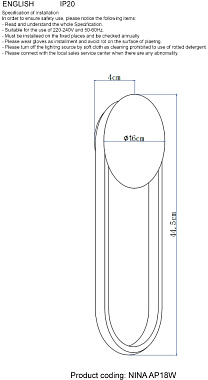 Бра CRYSTAL LUX NINA NINA AP18W LED BRASS 18Вт LED