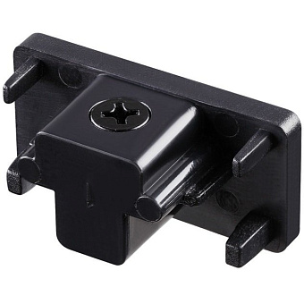 Заглушка шинопровода Novotech 135017 чёрный для однофазного трека