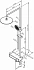 Душевая система AM-PM X-Joy F0785A622 чёрный