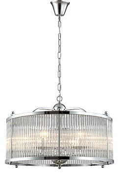 Люстра подвесная CRYSTAL LUX TADEO TADEO SP6 D600 CHROME/TRANSPARENTE 240Вт 6 лампочек E14