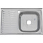 Мойка кухонная MELANA 8050 005 t R (*10) 80х50см хром