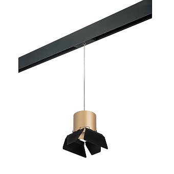 Трековый светильник Lightstar Rullo PRORP3490487 15Вт GX 5.3 золотой для однофазного трека