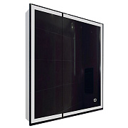 Шкаф зеркальный Azario Minio CS00075843 16х70х80см с подсветкой
