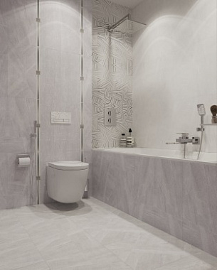 Декор BERYOZA CERAMICA Toscana 608776 Adele графитовый 30х60см 1,62кв.м.