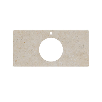 Столешница KERAMA MARAZZI Plaza Modern PL5.DD590500R\100 Керамогранит 48х99,6см Про Лаймстоун AT бежевый тёмный