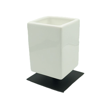 Стакан в ванную Stil Haus Urania 617(23-BI) чёрный матовый