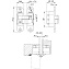 Петля скрытая ARMADILLO Architect 3D-ACH 60 AB L 111,3х28,9мм бронза