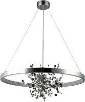 Люстра подвесная CRYSTAL LUX GARDEN GARDEN SPLED+4 D800 CHROME 300Вт 5 лампочек G9/LED