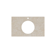 Столешница KERAMA MARAZZI Plaza Modern PL5.DD590500R\80 Керамогранит 48х79,6см Про Лаймстоун AT бежевый тёмный