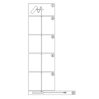Торшер для чтения Maytoni Bansky MOD129FL-01W 40Вт GU10