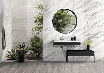Лаппатированный керамогранит VITRA MarbleSet K951330LPR01VTEP венато светло-серый 7ЛПР 60х120см 2,16кв.м.
