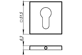 Накладка под цилиндр ARMADILLO CYLINDER ET USS BL-26 39299 чёрный