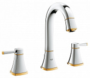 Смеситель для раковины GROHE Grandera 20389IG0 золото/хром