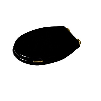 Сиденье для унитаза SIMAS LA007nero/oro с микролифтом