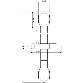 Штанга для душа LEMARK LM8078C хром