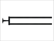 Полотенцедержатель Duravit Starck T 0099414600 чёрный 46,5см