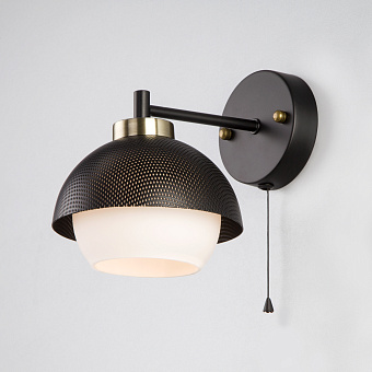 Бра Eurosvet Nocciola 70106/1 черный 60Вт E27