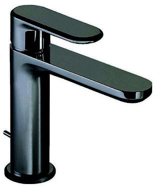 Смеситель для раковины Cisal LineaViva LV00051040 чёрный (матовый)