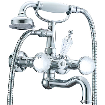 Смеситель для ванны Boheme Brilante Presente 353 хром