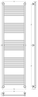 Полотенцесушитель СУНЕРЖА Богема+ прямая 00-0220-1950 хром