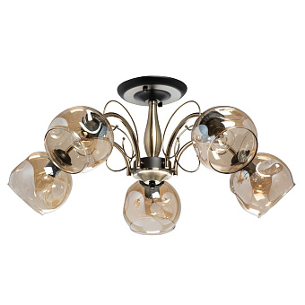 Люстра потолочная De Markt Альфа 324016505 300Вт 5 лампочек E27