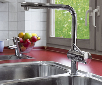 Смеситель для кухни GROHE Minta 32168000 высокий излив хром