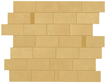 Керамическая мозаика Atlas Concord Италия Boost Pro 9BMT Mustard Minibrick Pro Yellow 33,3х29,7см 0,594кв.м.