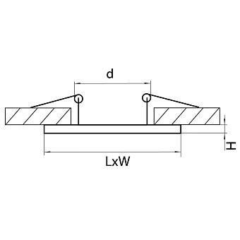 Рамка Lightstar 217519 90х90мм серый
