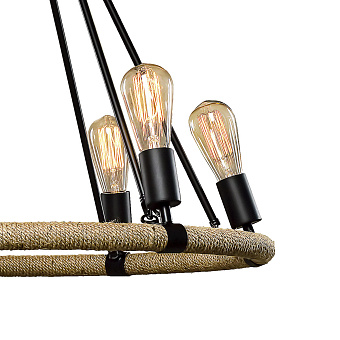 Люстра подвесная Loft It Rope Filament Loft1861/6 240Вт 6 лампочек E27
