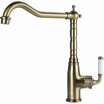 Смеситель для кухни ESKO PRAGUE PG 519 поворотный излив матовая бронза