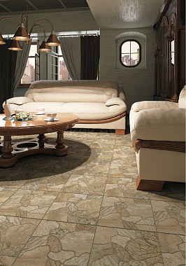 Матовый керамогранит BERYOZA CERAMICA Колизей GP 611669 коричневый 29,3х29,3см 1,2кв.м.