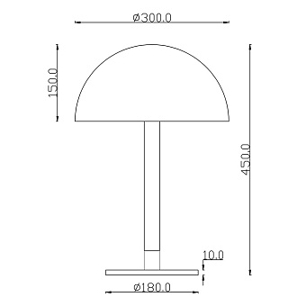 Настольная лампа Maytoni Ray Z012TL-L8B3K 8Вт LED