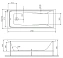 Экран для ванны AM-PM Gem W90A-170-070W-P 170см