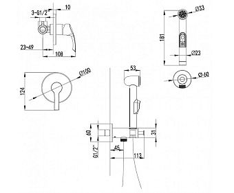 Гигиенический душ LEMARK Plus Strike LM1119C хром