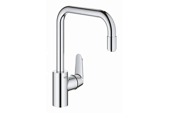 Смеситель для кухни GROHE Eurodisc Cosmopolitan 31122004 высокий излив хром