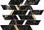 Полированный керамогранит NAXOS Rhapsody 118817 Mosaic Brick Dark 30х32см 0,48кв.м.