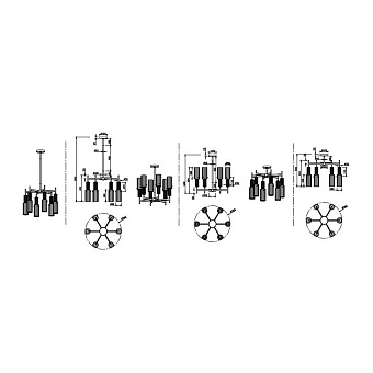 Люстра Stilfort Wunder 2160/11/06P 40Вт 6 лампочек E14