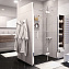 Душевая дверь WASSERKRAFT Aller 10H05RWHITE 200х120см стекло прозрачное