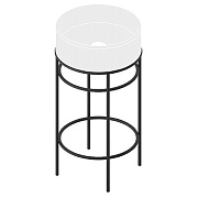 Консоль под раковину ArtCeram Vogue ACA058 17 nero matt