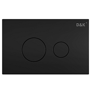 Панель смыва D&K DB1029025 чёрный